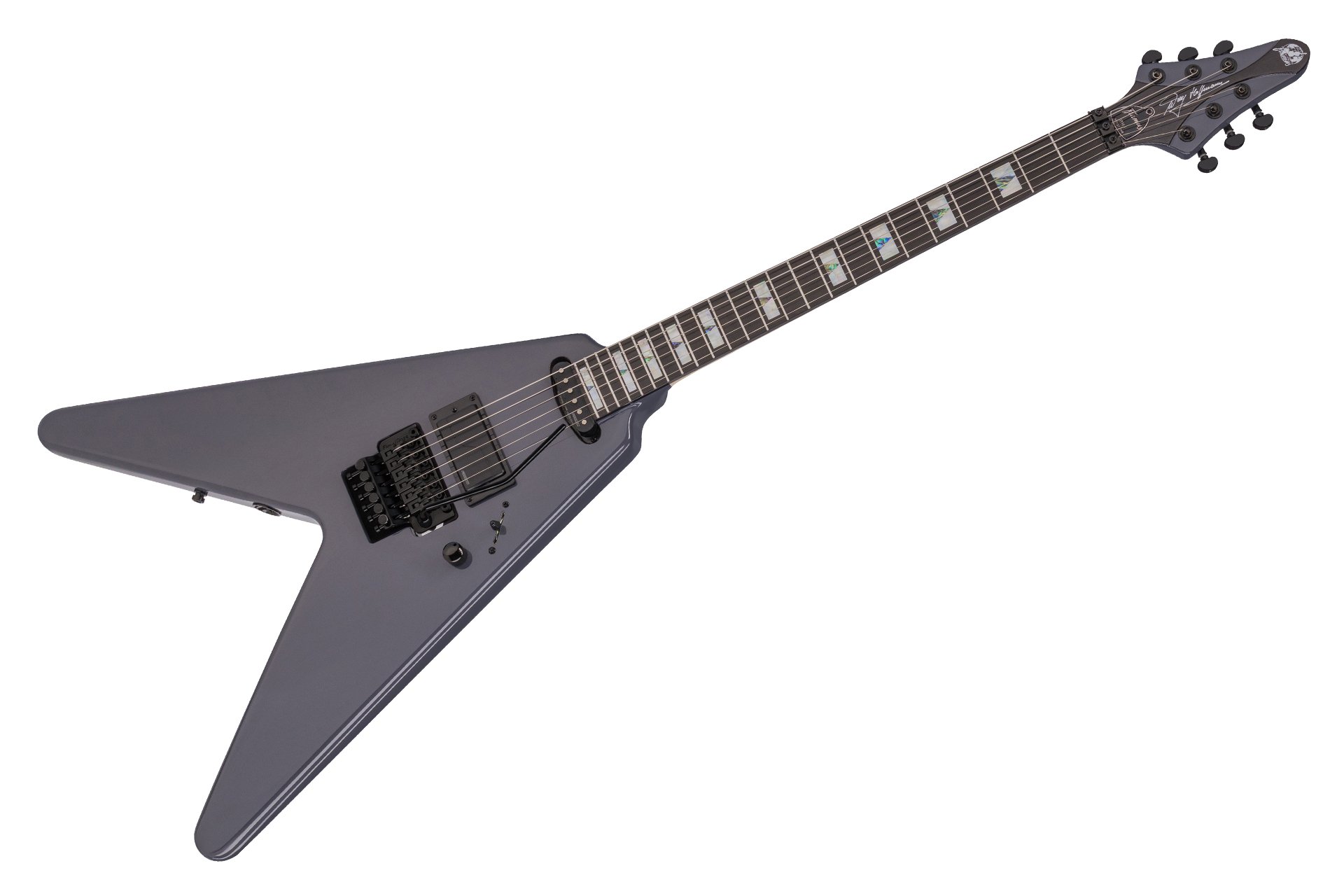 Artist Line Shark Series WH-1, w/ Floyd Rose - Solid Overland Gray High Polish